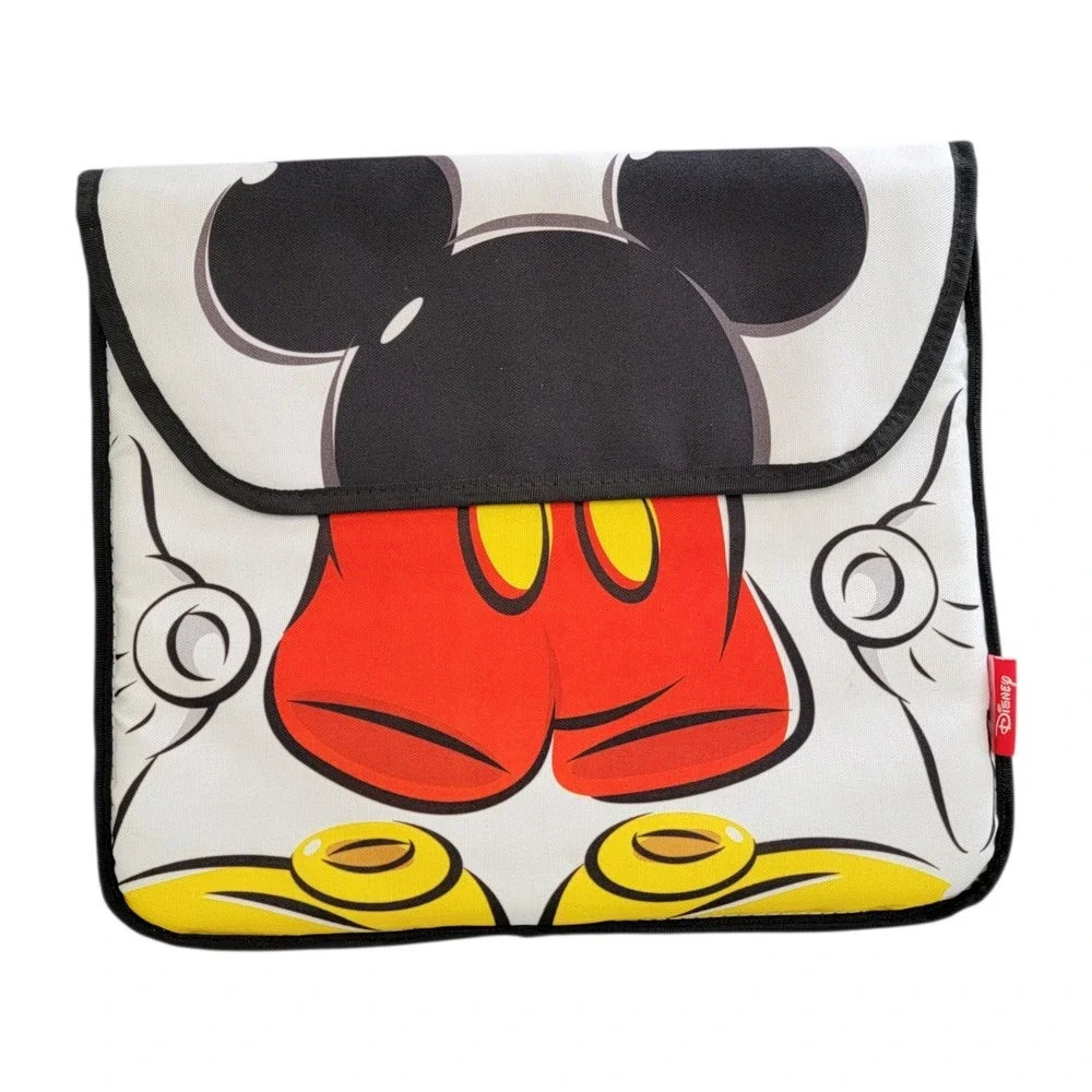 Disney Mickey Mouse Bag Set 3 Piece Tote Crossbody‎ Purse Laptop Sleeve Black